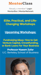 Mobile Screenshot of mentorclass.com