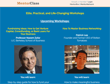 Tablet Screenshot of mentorclass.com